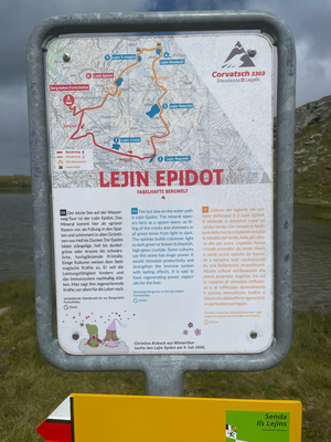 Infotafel Lejin Epidot