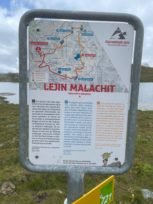 Infotafel Lejin Malachit