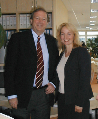 Günther Rexroth zu Besuch bei Nutzwerk im Gespräch mit Ramona Wonneberger