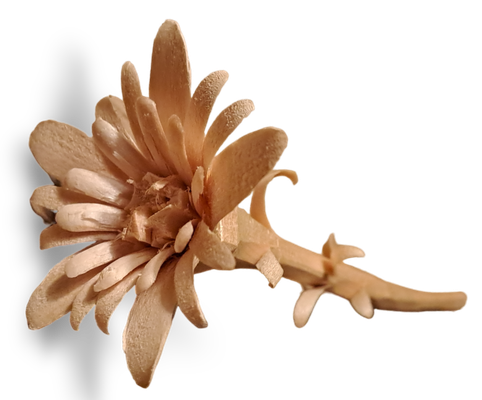 Edelweiss aus Holz geschnitzt