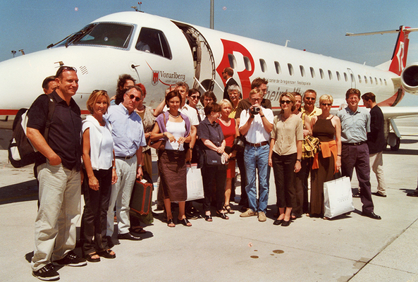 Juni 2000  Teilnehmende der Wien-Reise des Liechtensteiner Presseclubs