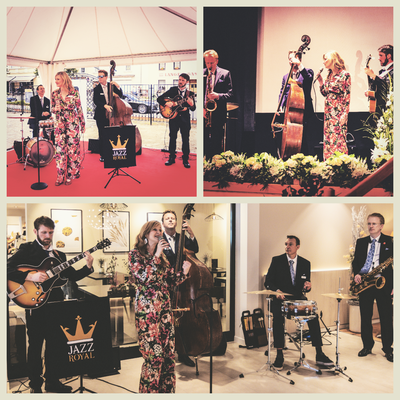 Jazzband mit Gesang und Saxofon für Ehrengast Eure Majestät Silvia Kögin von Schweden - Jazz Royal