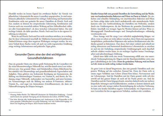 Die Grundregeln der Methusalem-Ernährung, Leseprobe: Seiten 16-17, © ANEWIS Verlag