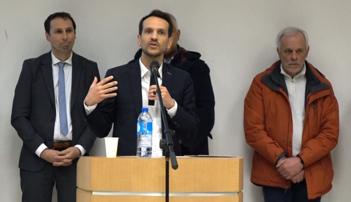 Sébastien Eugène président de la Commuauté d'agglomération de la région de Château-Thierry.