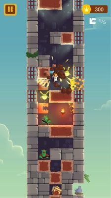 Once Upon A Tower タワーを掘り進めるパズル アクションゲームアプリ Applizm