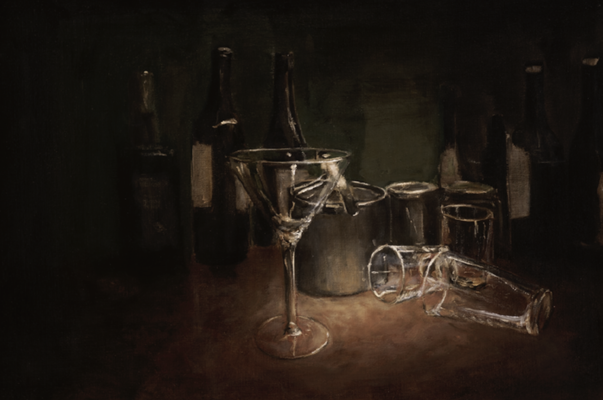 SADOR WEINSCLUCKER | KEIN FRÜHLING | 2023 | ÖL AUF LEINWAND | 40 x 60