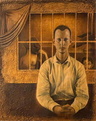 Indoor  /  2008  /  914x731mm  /  Oil on canvas　