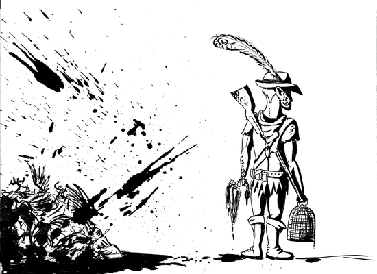 "Der Vogelfänger" - A4 - 2014