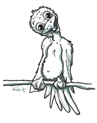 "Birdy" - Zeichnung - A5 - 2015