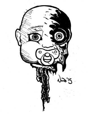 "Baby" - Zeichnung - A4 - 2015