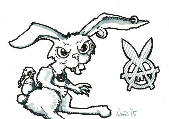 "Bad Rabbit" - Zeichnung - A5 - 2015