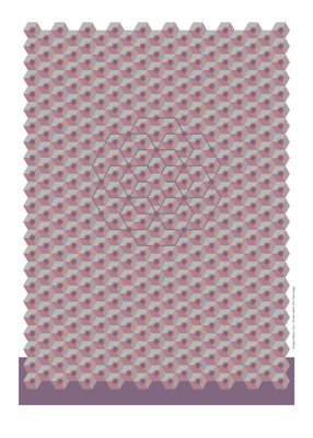 Hexagon Pattern 1, Digital Print, 50 x 70 cm, 2026
