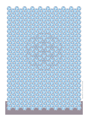 Hexagon Pattern 3, Digital Print, 50 x 70 cm, 2026