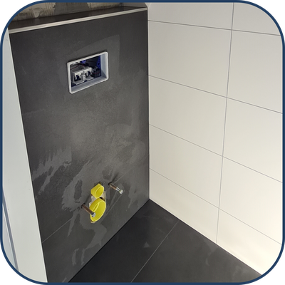 BTK Binnendijk Tegel en Kitwerk - tegelwerk toilet te Munstergeleen