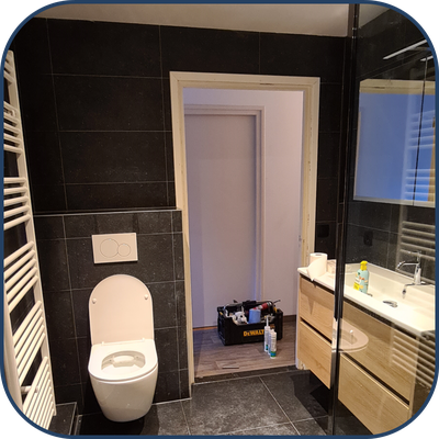BTK Tegelzetters Venlo - badkamer te Herkenbosch