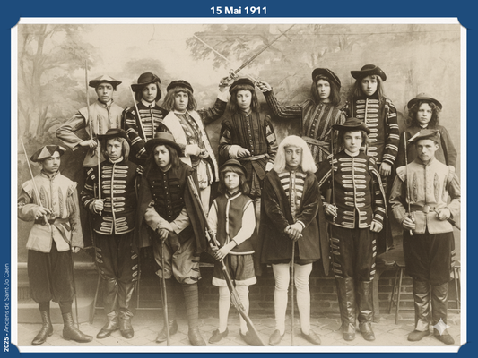 La copie, la reproduction de cette image est soumise à l'autorisation de l'Association Amicale des anciens de Saint-Jo Caen
