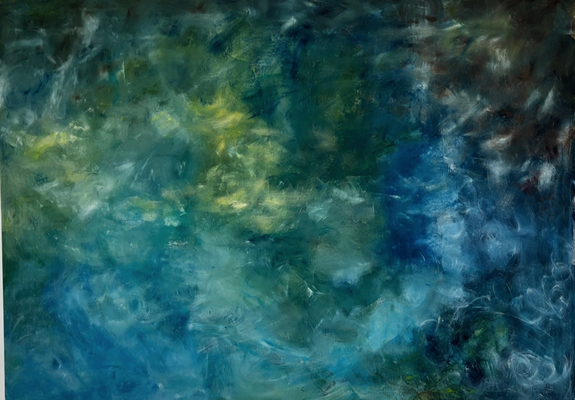 Spiegelungen, Öl auf Leinwand, 200x280, 2025