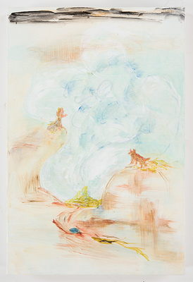 Picture2016-30, oil on canvas, 41 x 273mm　 ©️Kazuo Fukunaga0