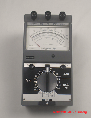 Bild 687 - Metrawatt - AG - Nürnberg - Multimeter AC / DC / Ohm Modell Unigor 1p - Fertigungsjahr 1970