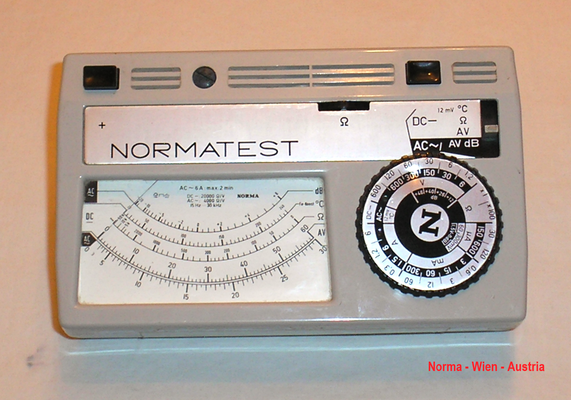 Bild 742 - Fa. Norma - Wien - Vielfach Multimeter Modell Normatest 1811 - Fertigungsjahr ca.  1978