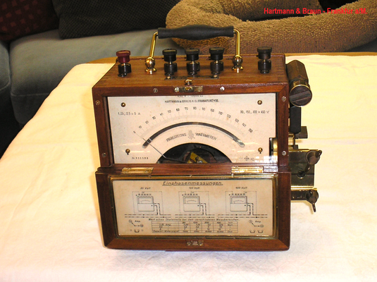 Bild 462 - Hartmann & Braun - Frankfurt a/M. - Leistungsmessgerät - Fertigungsjahr 1927