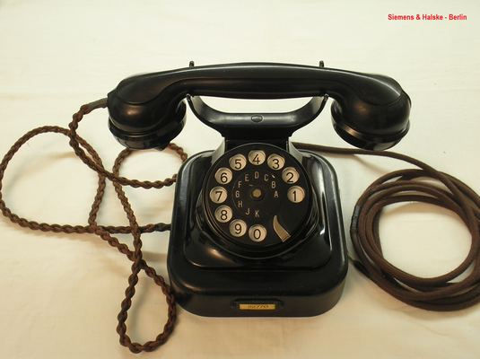 Bild 374 - Telefon W 28 Modell 26 - Fa. Siemens & Halske Berlin - Fertigungsjahr 1928