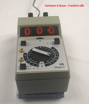Bild 688 - Hartmann & Braun - Frankfurt a/M. - Digital - Vielfachmultimeter Modell Digavi - Fertigungsjahr 1968