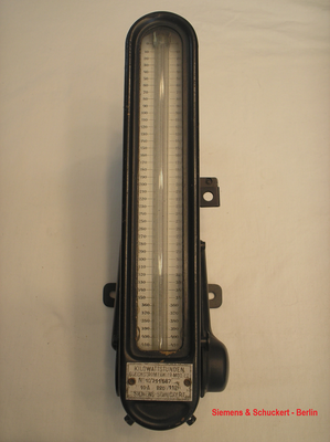Bild 666 - Siemens & Schuckert - Berlin - Gleichstrom Zähler - Wasserstoff Elektrolyt Modell E 2 - Fertigungsjahr ca. 1930