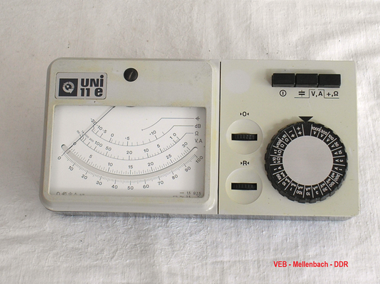 Bild 575 - VEB - Mellenbach DDR - Vielfach Messgerät Modell UNI 11 e - Fertigungsjahr   1984