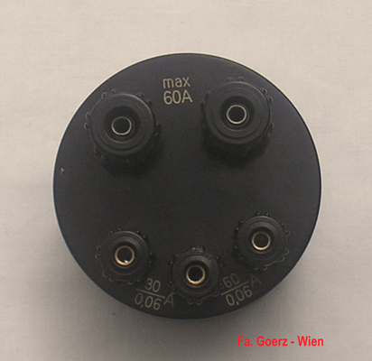 Bild 638-2 - Fa. C.P. Goerz - Wien - Stromwandler für Multimeter Modell Universal bis 60 Ampere - Fertigungsjahr 1953