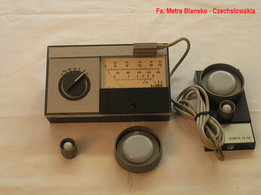 Bild 330 - Lichtstärke Messgerät Luxmeter Metra Blansko Czechslowakia -   Fertigungsjahr 1972