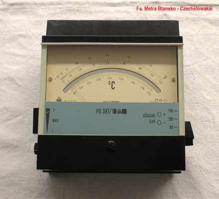 Bild 329 - Metra - Blansko - Czechslowakia - Präzisions Temperatur - Messgerät - Fertigungsjahr  1960