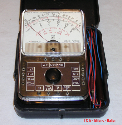 Bild 777 - ICE - Milano - Italien - Multimeter Supertester Modell 60 - Fertigungsjahr 1963