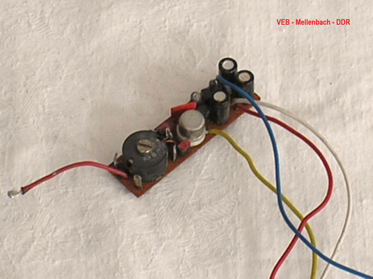 Bild 575-2 - VEB - Mellenbach DDR - Transverter Stromversorgung / UNI 11 e - Fertigungsjahr   1984