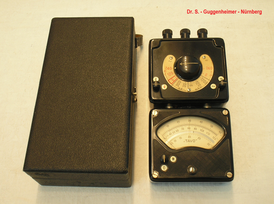 Bild 564 - Dr. S. Guggenheimer - Nürnberg - Anzeigegerät Typ. TAVO mit versch. Steckmodulen -  Fertigungsjahr ca. 1930