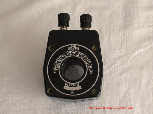 Bild 581 - Hartmann & Braun Frankfurt a/M. - Durchsteck Stromwandler Typ. TiL 05 - Fertigungsjahr ca. 1950