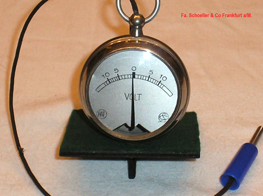 Bild 520 - Fa. Schoeller & Co - Frankfurt a/M. - Taschen - Galvanometer - Fertigungsjahr ca. 1910 - 20
