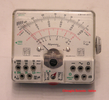 Bild 754 - Chinaglia Belundo – Italien - Taschen – Messinstrument Modell Mignontester 364 - Fertigungsjahr 1965