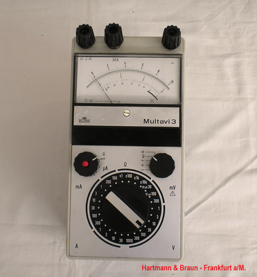 Bild 634 - Hartmann & Braun - Frankfurt a/M. - Multimeter mit Fet. Verstärker - Modell Multavi 3 - Fertigungsjahr 1977