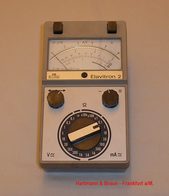 Bild 739 - Hartmann & Braun - Frankfurt a/M. - Vielfach Messgerät AC / DC / Ohm – Modell Elavitron 2 - Fertigungsjahr 1979        