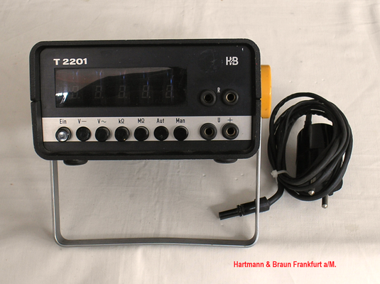 Bild 655 - Hartmann & Braun - Digital Voltmeter Modell T 2201 - Fertigungsjahr ca. 1972