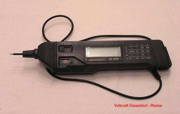 Bild 763 - Voltcraft - Düsseldorf - Rheine - Multimeter Modell VC 999 - Fertigungsjahr 1995