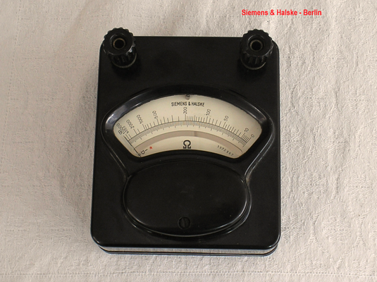 Bild 557 - Fa. Siemens & Halske - Berlin - Taschen Ohmmeter - Fertigungsjahr ca. 1948