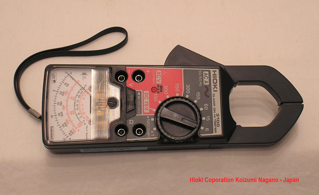 Bild 738 - Hioki Coporation Koizumi Nagano - Japan - Zangen Amperemeter Modell 3100 - Fertigungsjahr ca. 1982                   