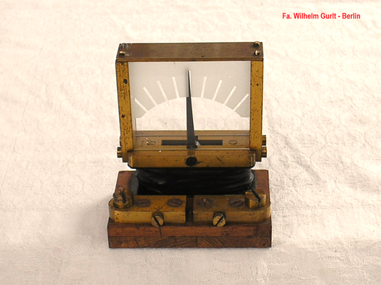 Bild 515 - Fa- Wilhelm Gurlt - Berlin - Telegraphen - Galvanometer - Fertigungsjahr um 1900