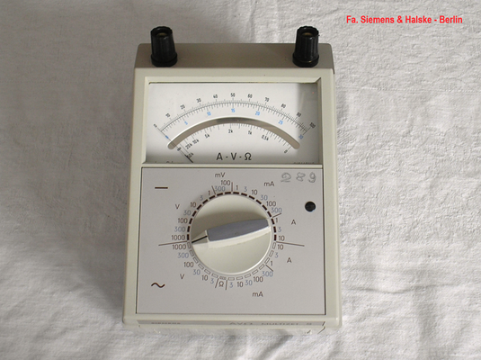Bild 526 - Fa. Siemens & Halske - Berlin - Multimeter Multizet Typ. S - Fertigungsjahr ca. 1974