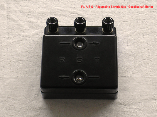 Bild 469 - Fa. A E G - Allgemeine - Elektricitäts - Gesellschaft Berlin - Drehfeldrichtungsanzeiger - Fertigungsjahr ca. 1938
