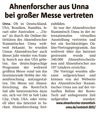 Hellweger Anzeiger Unna vom 10.03.2023