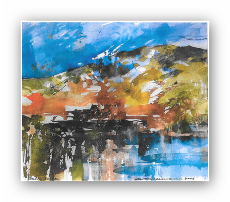 Rhön Herbst, nicht gerahmt, (Nr 071P)