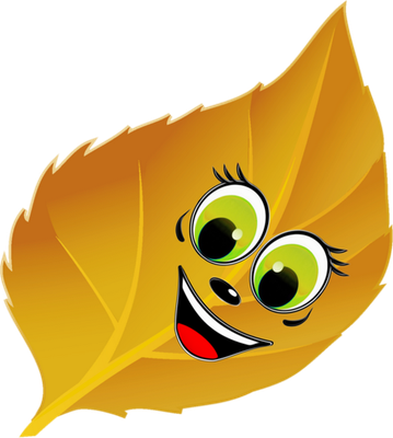 feuille - nature - environnement - smiley émoticône émoji cartoon clipart illustration - artémotic